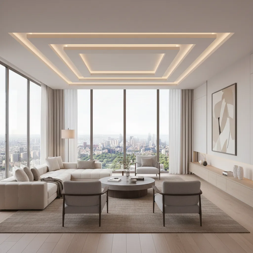 Living Room Ceiling Looks Plain? 5 POP Ceiling Designs