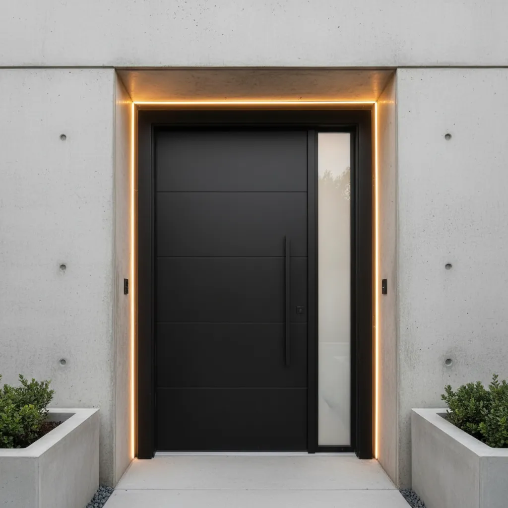 Diseños de puertas de metal para casa: ideas modernas