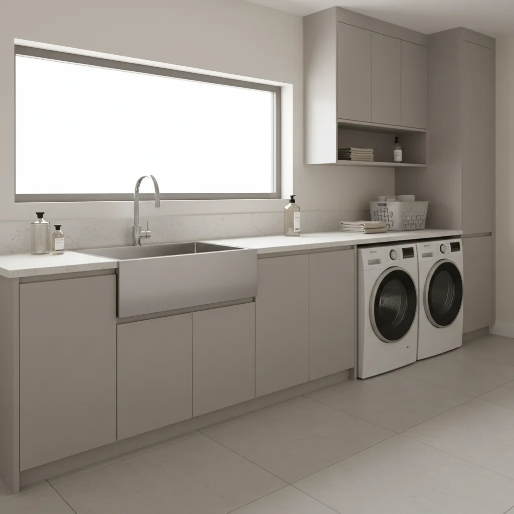 Metal Laundry Room Sink Trends in Modern Home Design