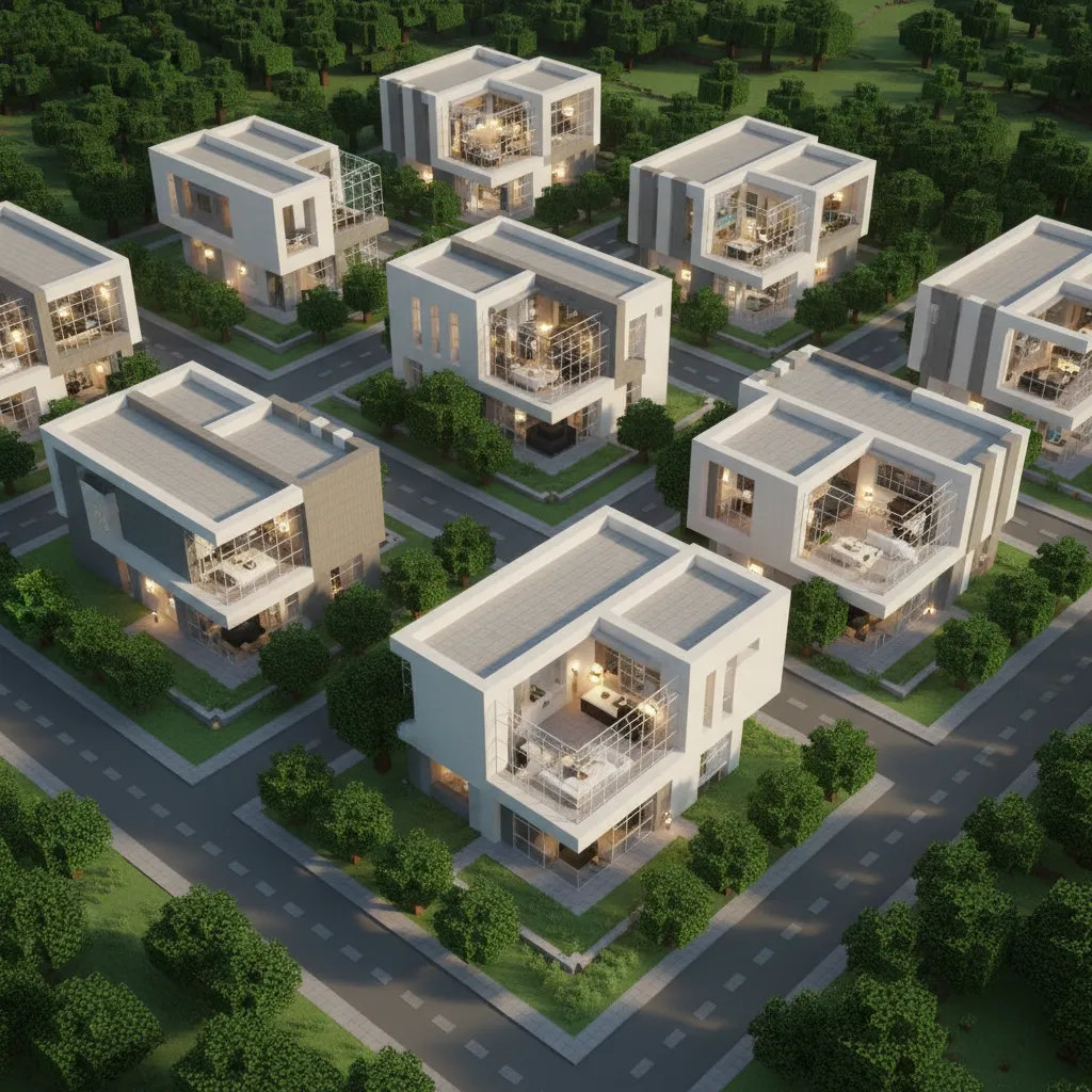 How Modern Minecraft Houses Are Used in Multiplayer Servers and City Builds