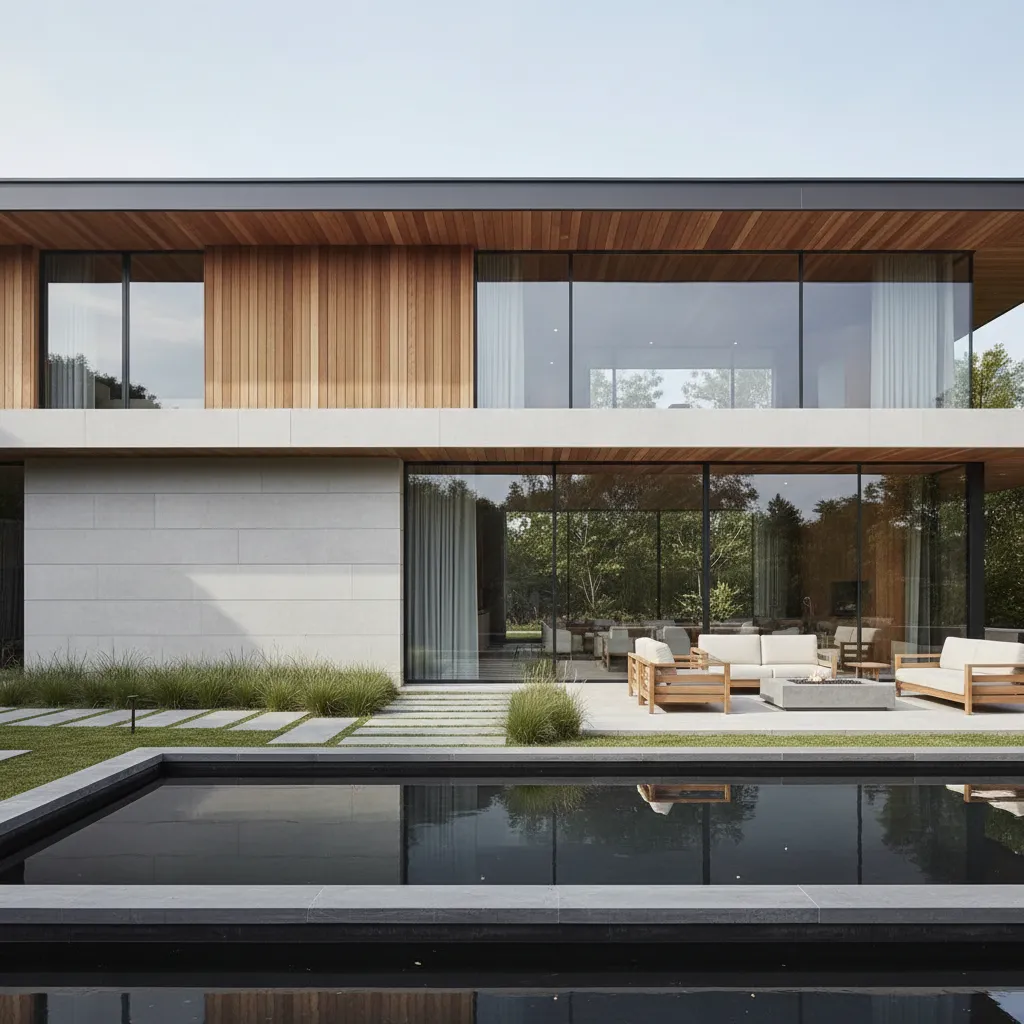 Modern Outdoor Wall Design in Residential and Commercial Architecture