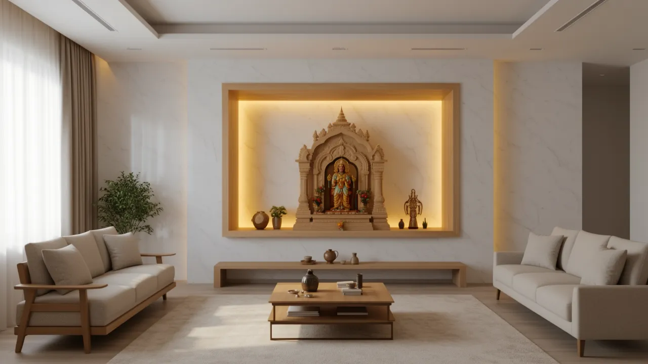 Modern Pooja Room Designs for Home That Fit Contemporary Living
