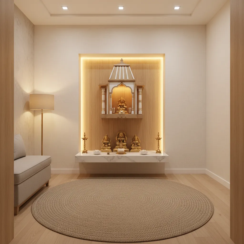 Modern Pooja Room Designs for Small Homes That Actually Fit