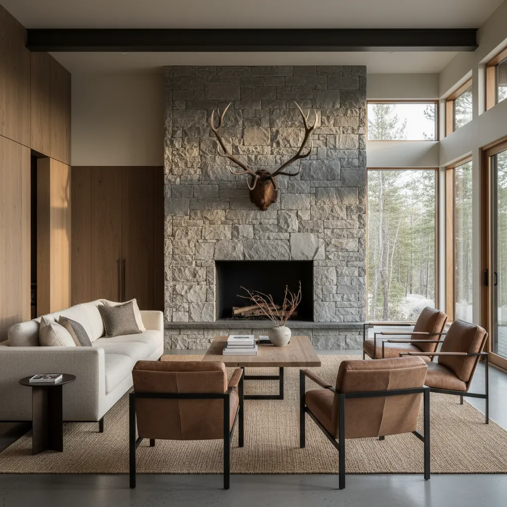 How to Style Elk Antlers in Modern Rustic and Contemporary Interiors