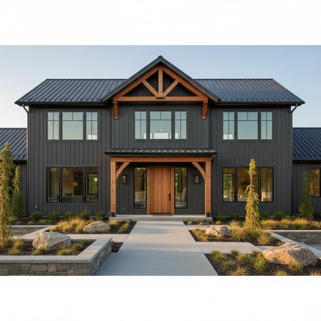 How to Optimize Modern Rustic Exterior Colors for Maximum Curb Appeal