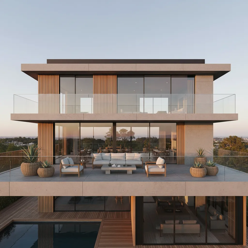 How Architects Design Second-Floor Terraces in Modern Homes