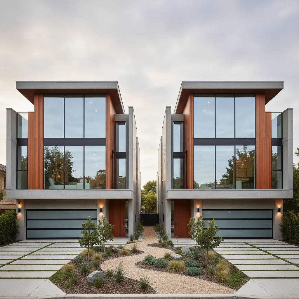 Diseño de casas pareadas modernas: ideas y errores a evitar