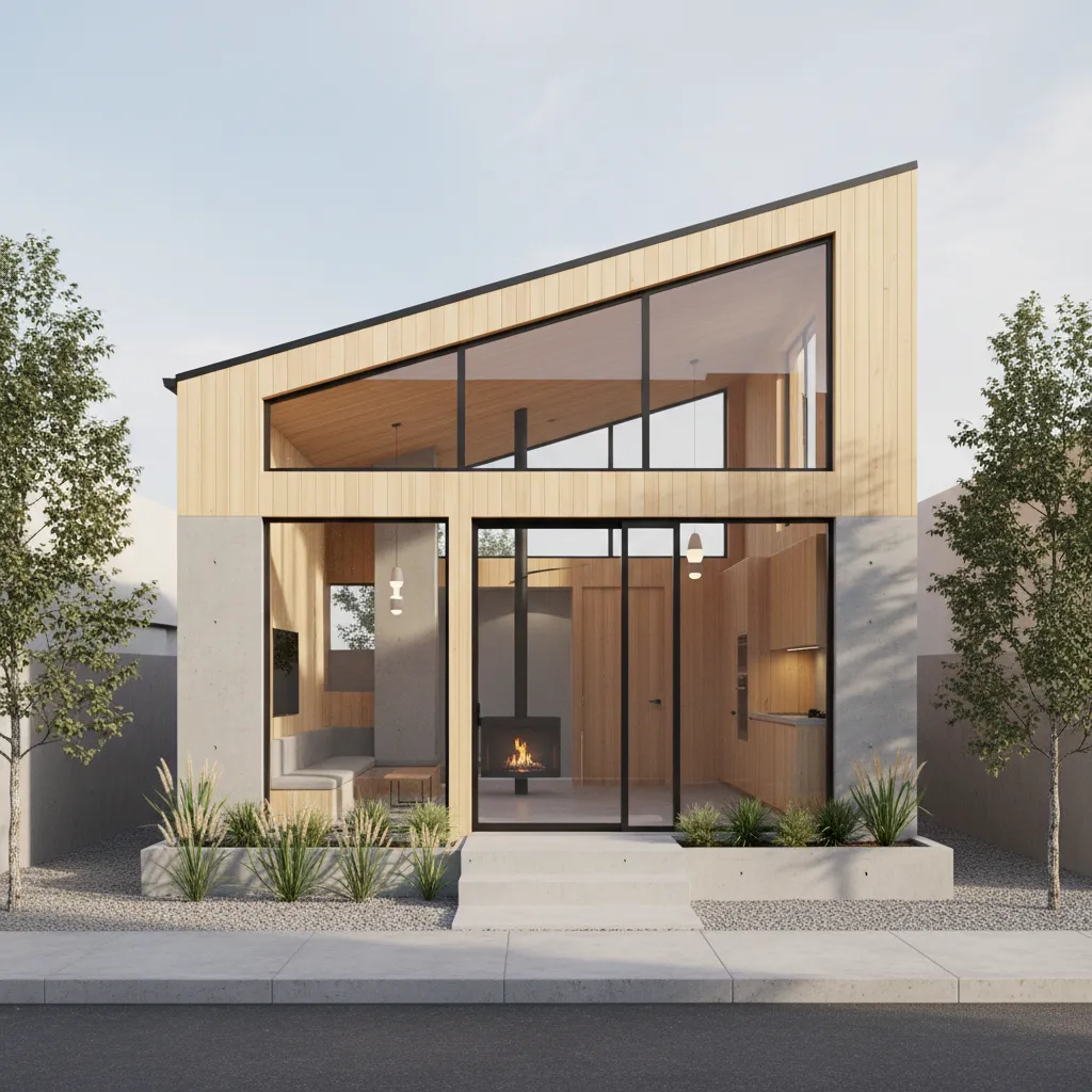 How Architects Use Shed Roof Designs in Modern Micro Housing Projects