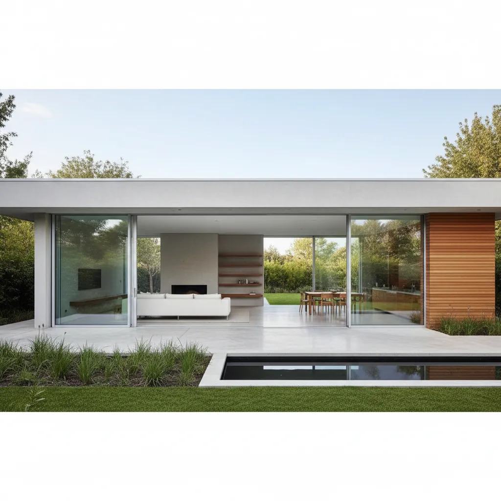 Diseño de casas de una sola planta modernas