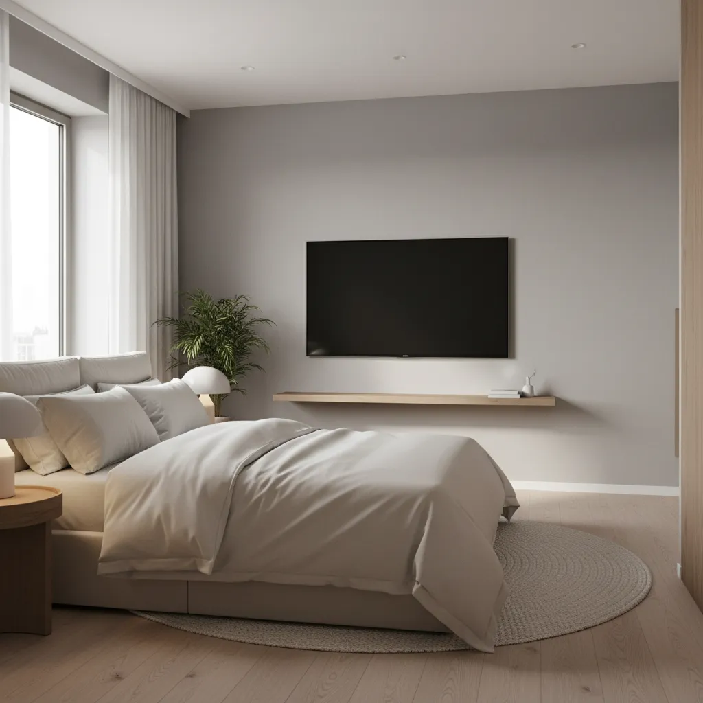 Small Bedroom TV Setup Trends in Modern Interior Design