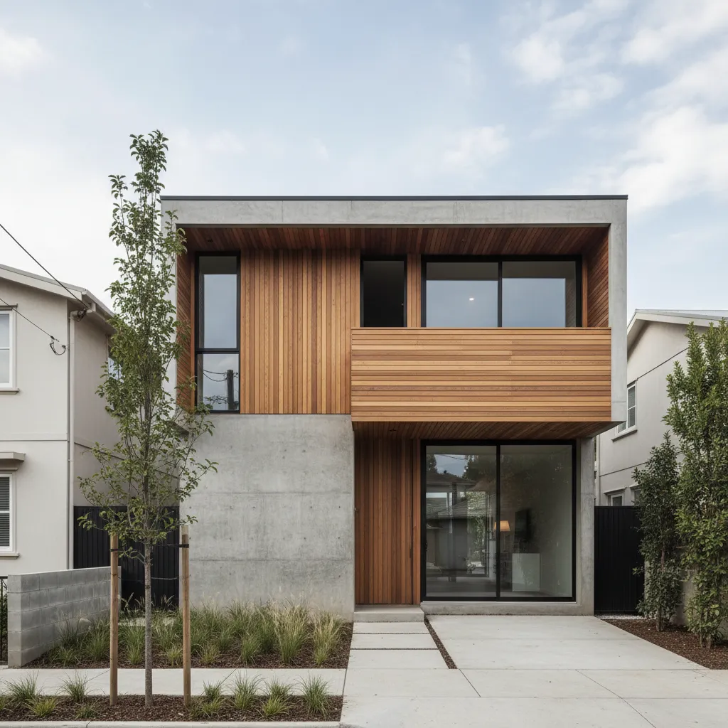 Diseños de casas modernas de 2 plantas pequeñas