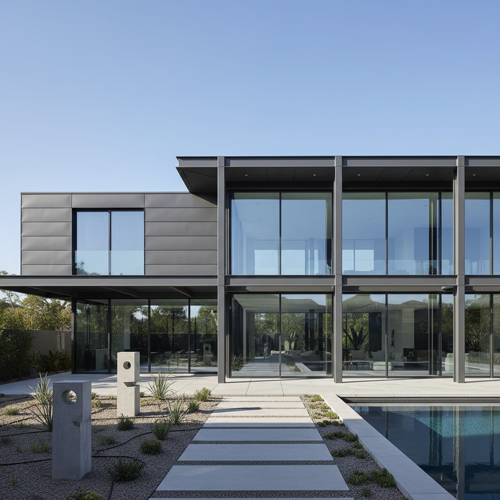 Diseños de casas modernas de steel framing