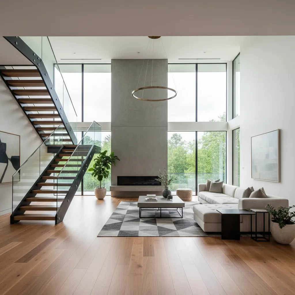 Diseños de casas modernas de dos pisos por dentro decoradas