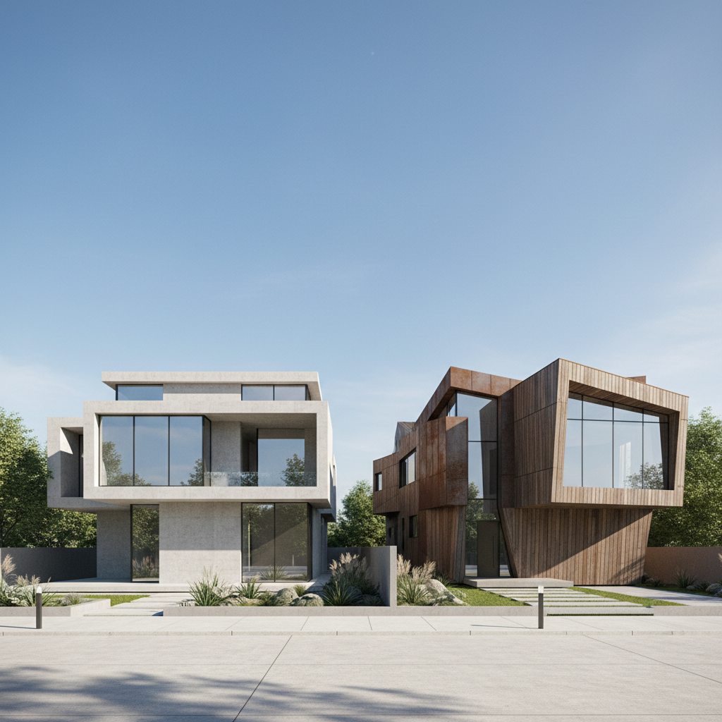 Modern vs Contemporary House Facade: Which One Fits?