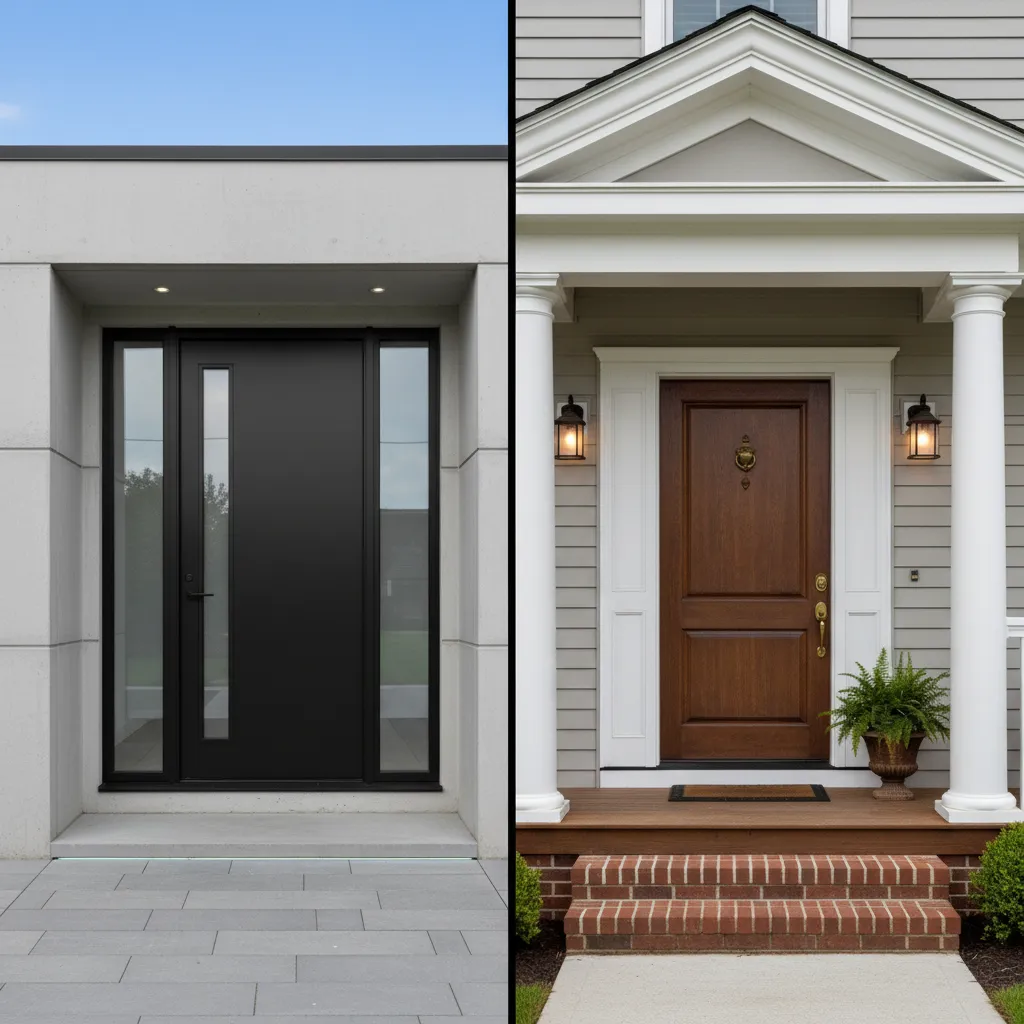 Front Door Design Ideas Modern vs Traditional Entrance Styles