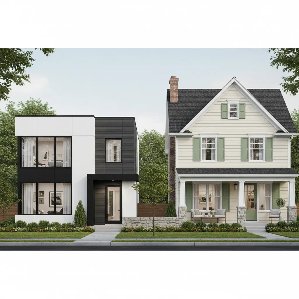 Best House Color Combinations Modern vs Traditional Styles