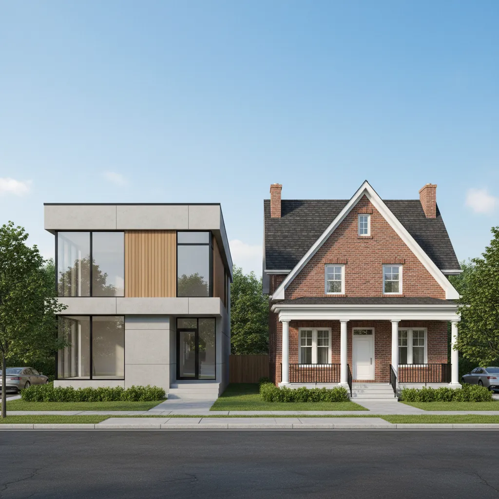 Modern vs Traditional Elevation Styles for 2000 Sq Ft House Plans