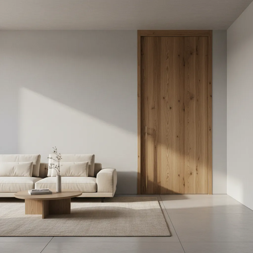 Diseño de puertas de madera interiores modernas