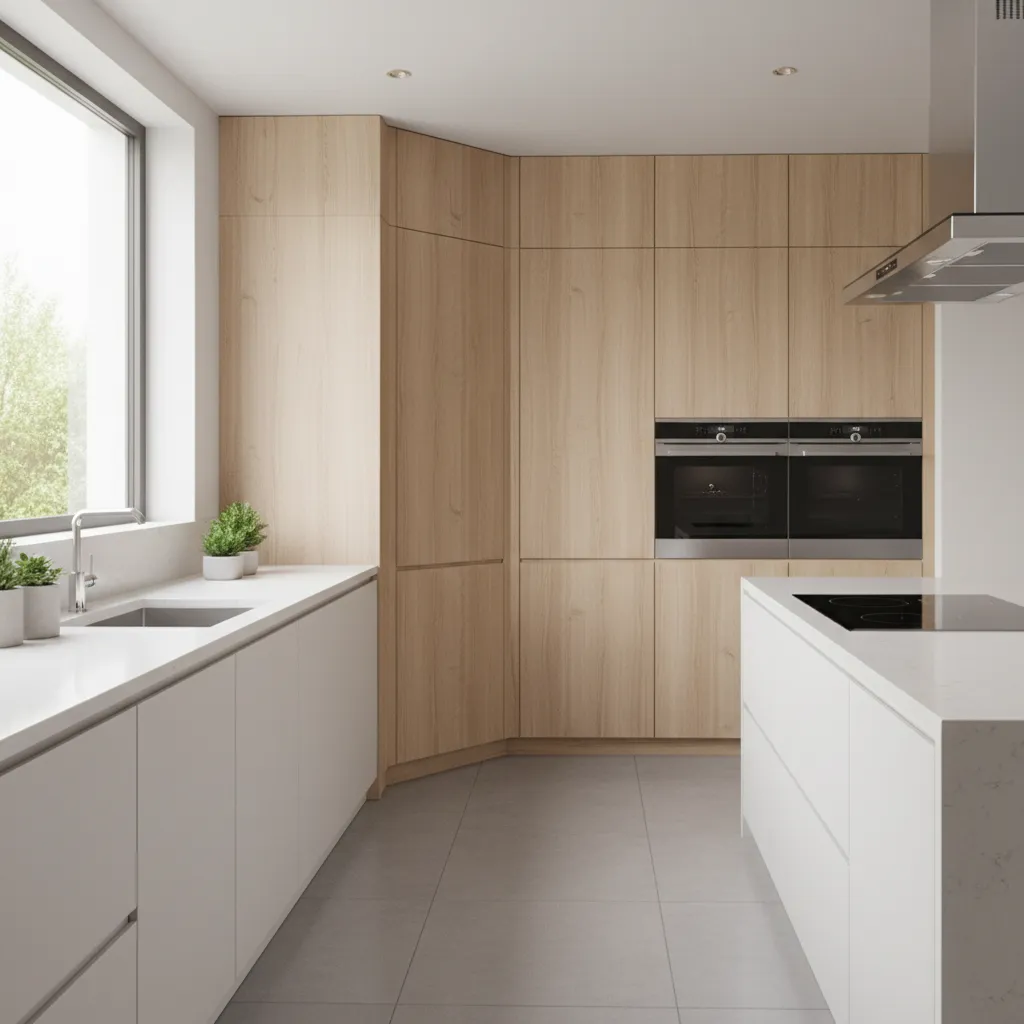 How Modular Kitchen Designers Use Corner Tall Cabinets in Modern Layouts