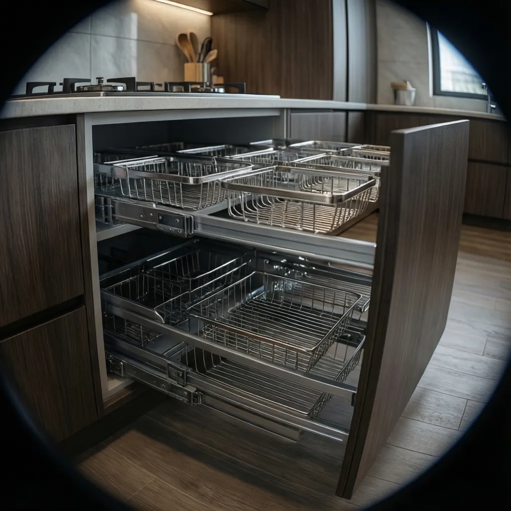 modular kitchen drawer systems and pull out storage hardware
