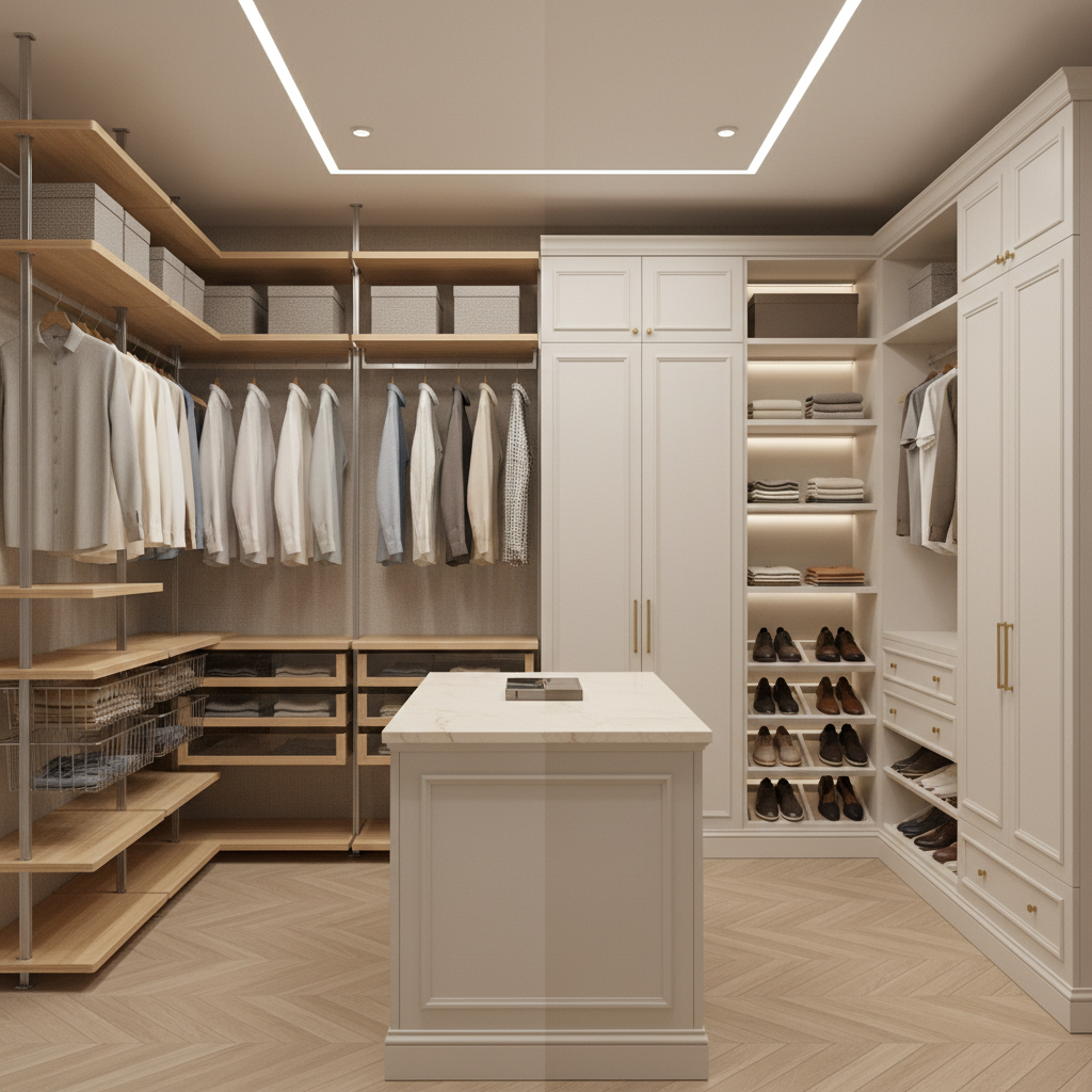 Corner Wasted in Your Closet? Custom L Shaped Closet Design Fix