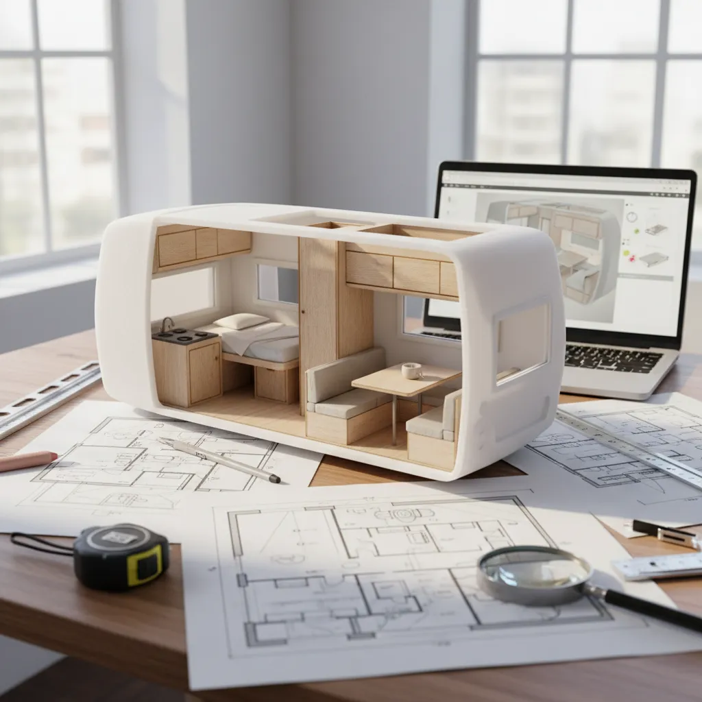 Design Your Motorhome Online or Hire a Builder?: 5 practical insights from real design experience to help you decide between online motorhome design tools and working with a professional RV builder.