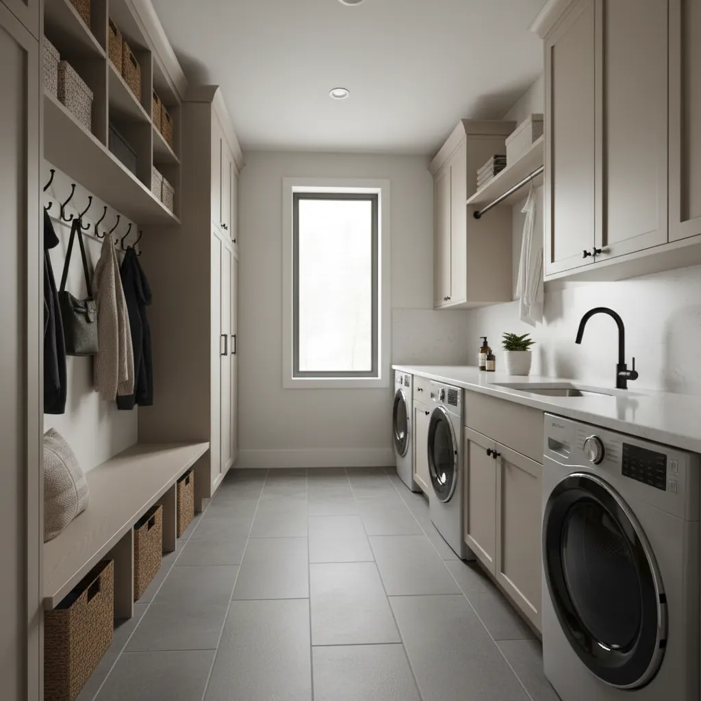 6 Mudroom Design Standards Pros Actually Use: Professional mudroom layout guidelines, measurements, and material rules I rely on when designing efficient laundry and entry spaces.