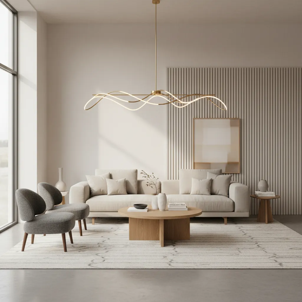 Colección de muebles contemporáneos en tienda de diseño