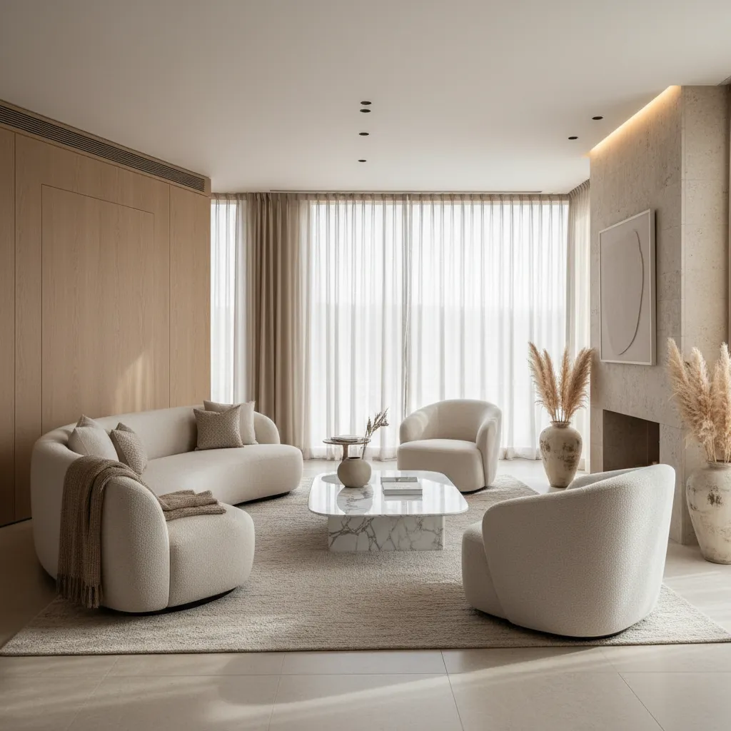 Muebles lujosos para interiores de diseño