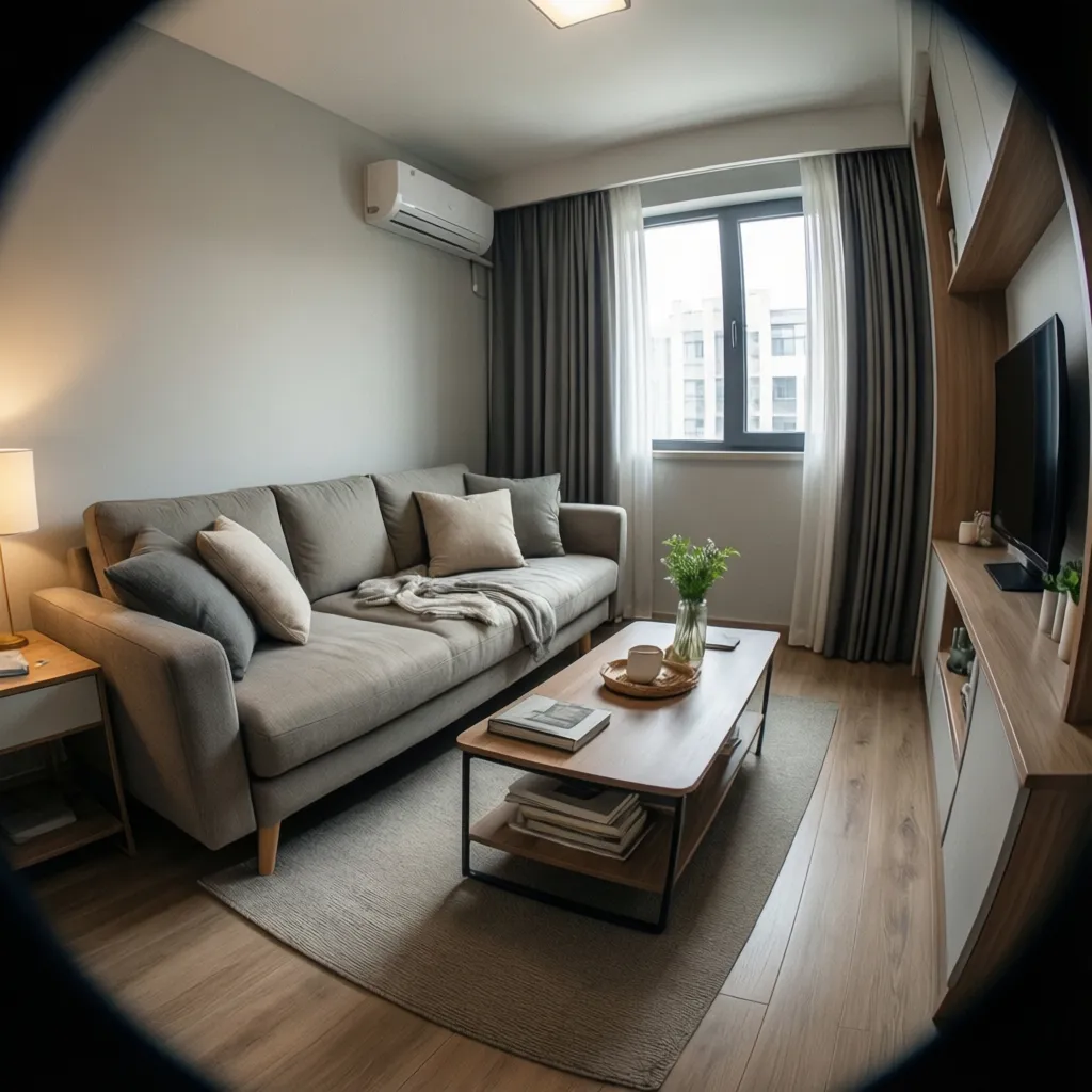 Muebles multifuncionales en un apartamento pequeño