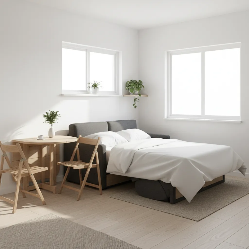 Nội thất đa năng cho nhà nhỏ 50m2