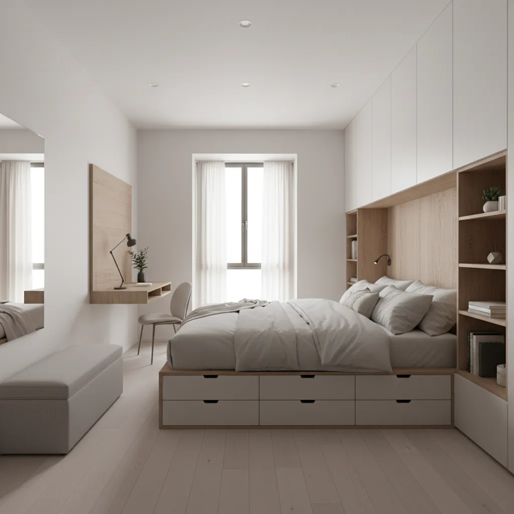 Multi Functional Furniture for Small Rooms That Works in a 12x12 Space