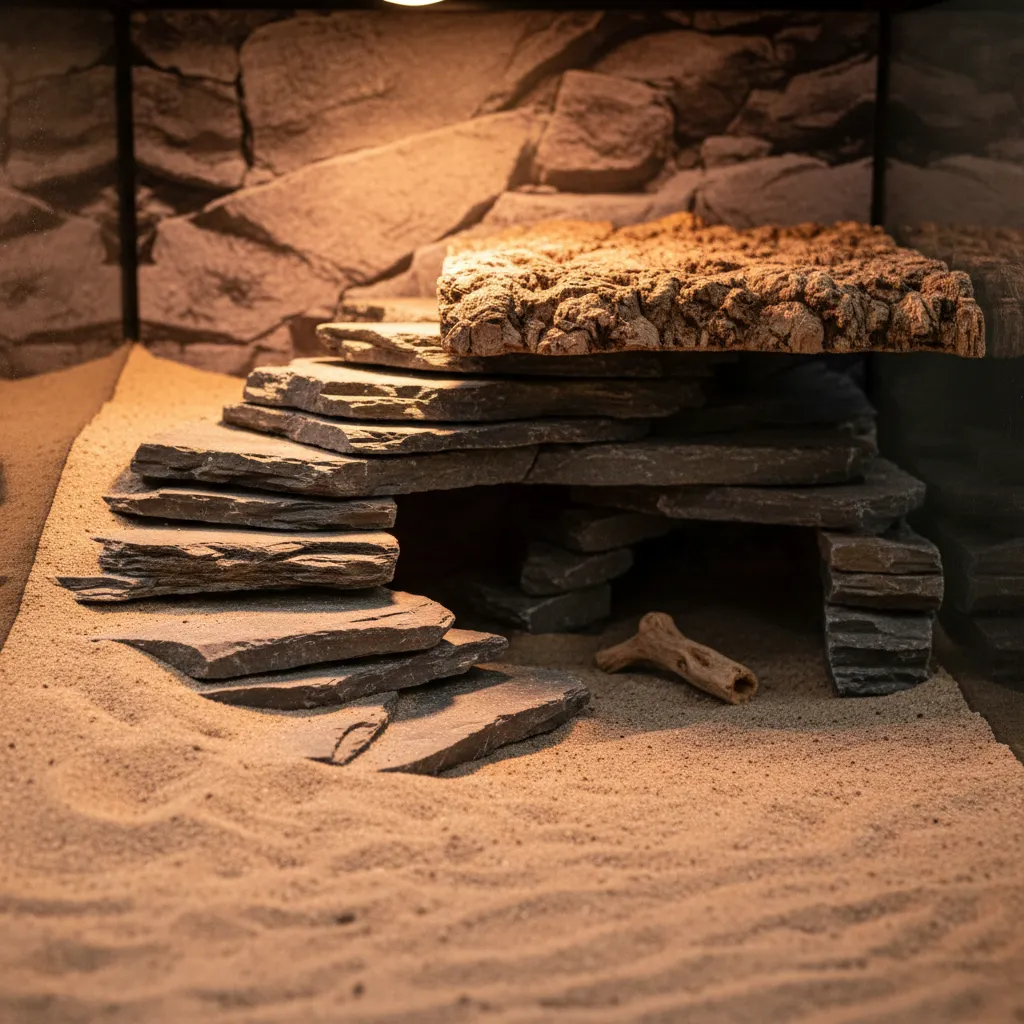 Creating Multi-Level Terrain in a Gecko Tank
