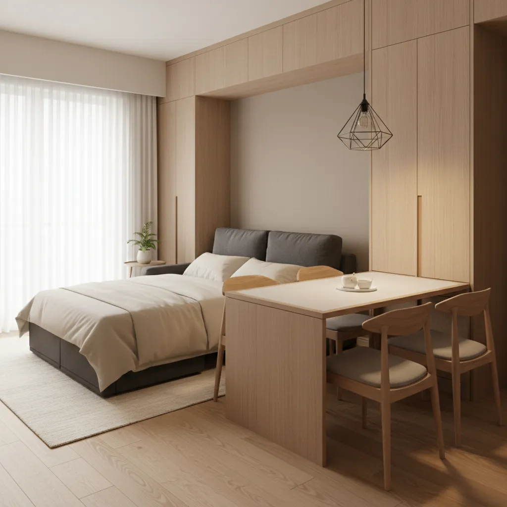 Nội thất đa năng trong căn hộ nhỏ 40m2