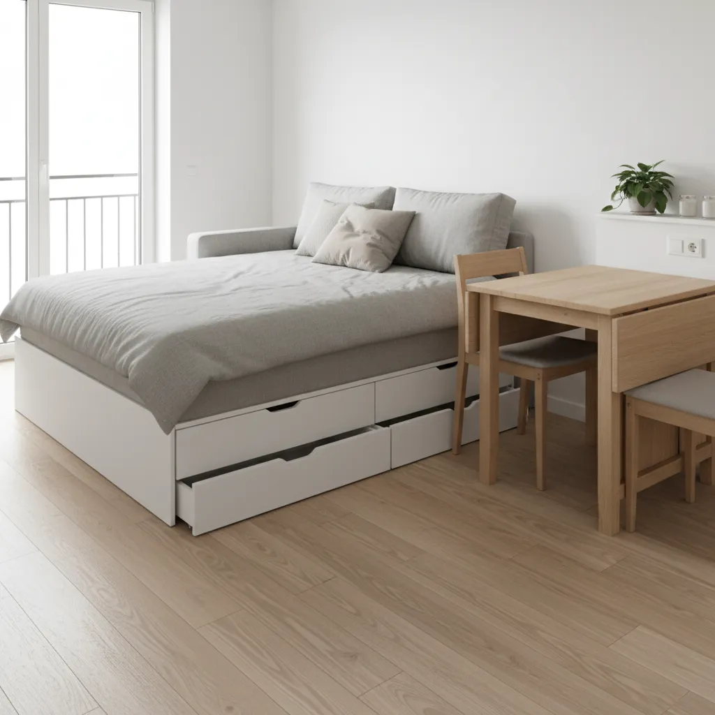 Nội thất đa năng trong nhà nhỏ 40m2