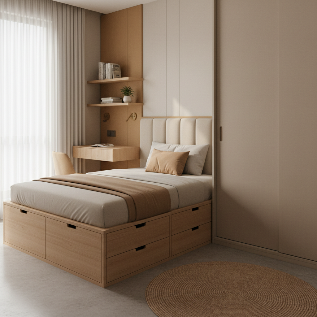 Small Room in India Feels Cramped? Bedroom Design Ideas