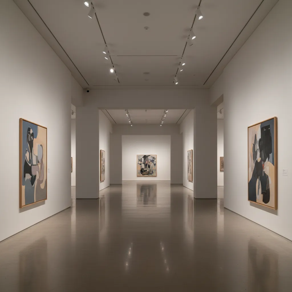 How Art Galleries and Museums Light Paintings on Walls: Professional lighting techniques curators use to make artwork visible, dramatic, and protected from damage.