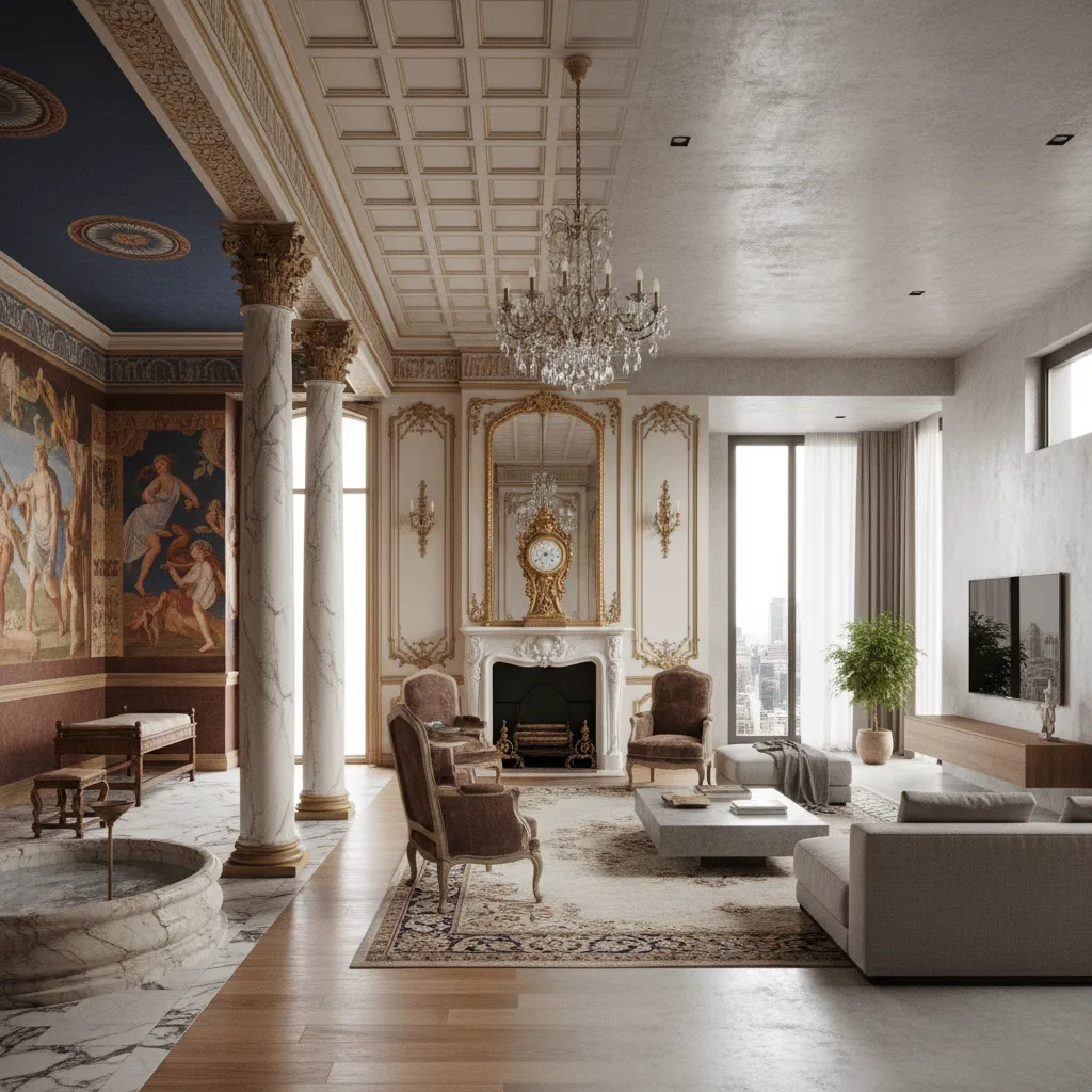 Nacimiento del diseño de interiores: origen y evolución