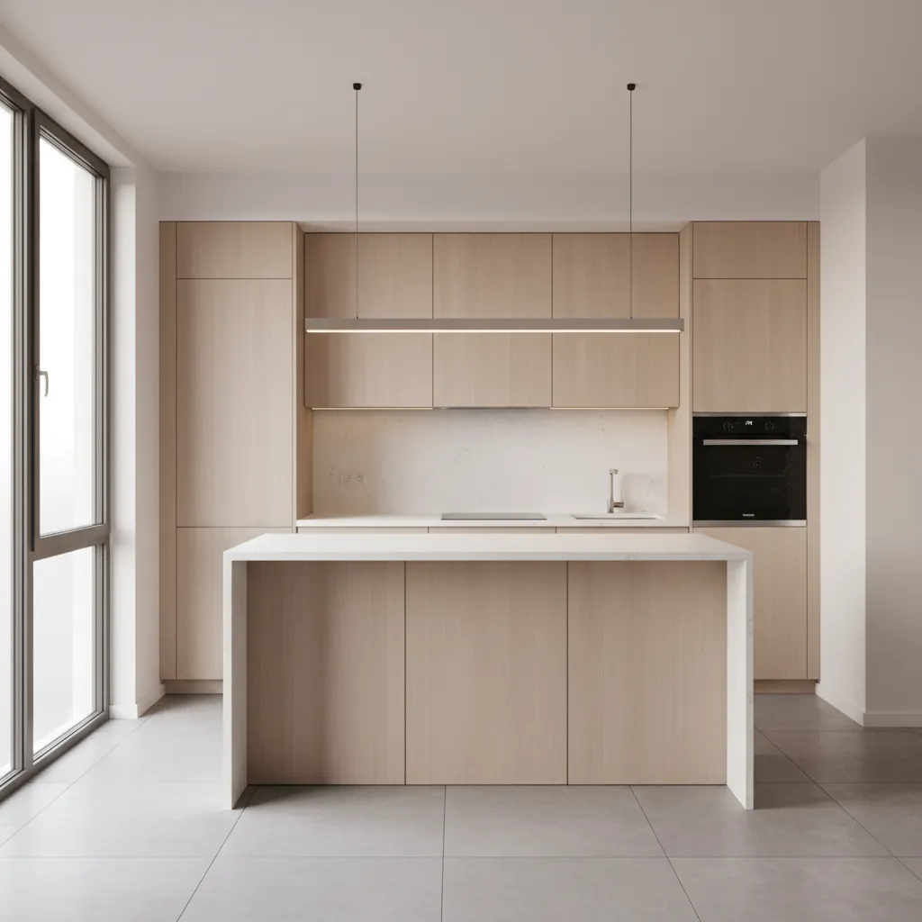 slim kitchen island designed for small kitchens