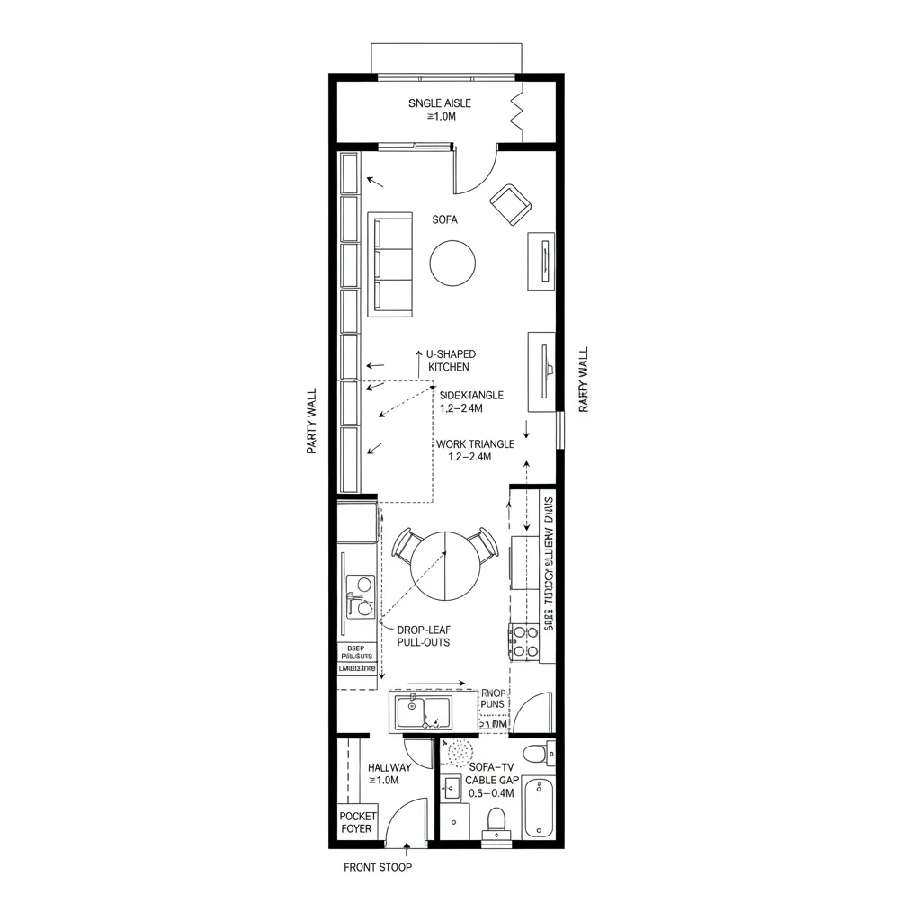 Narrow Lot, Daylight U