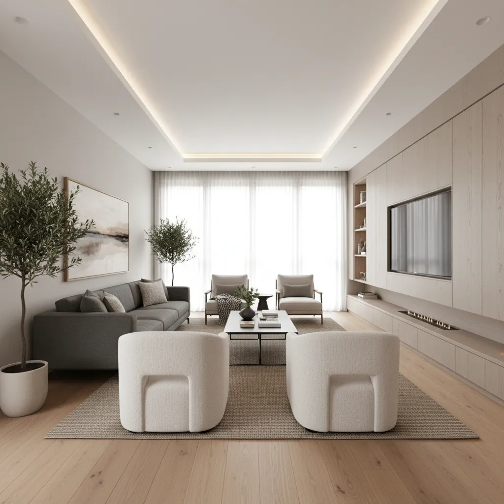 Best Layout Options for a Narrow Rectangular Living Room