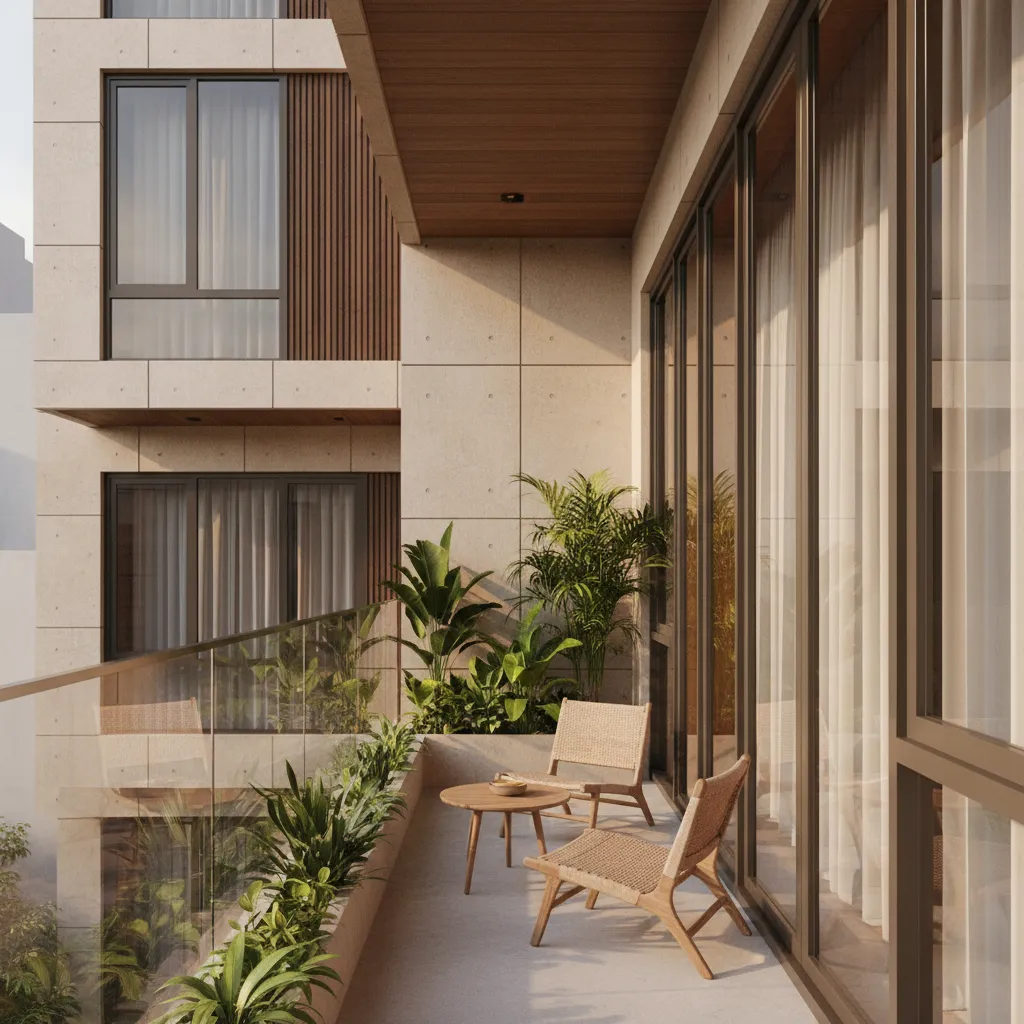 Thiết Kế Ban Công Nhà Ống Đẹp, Thoáng Và Dễ Ứng Dụng