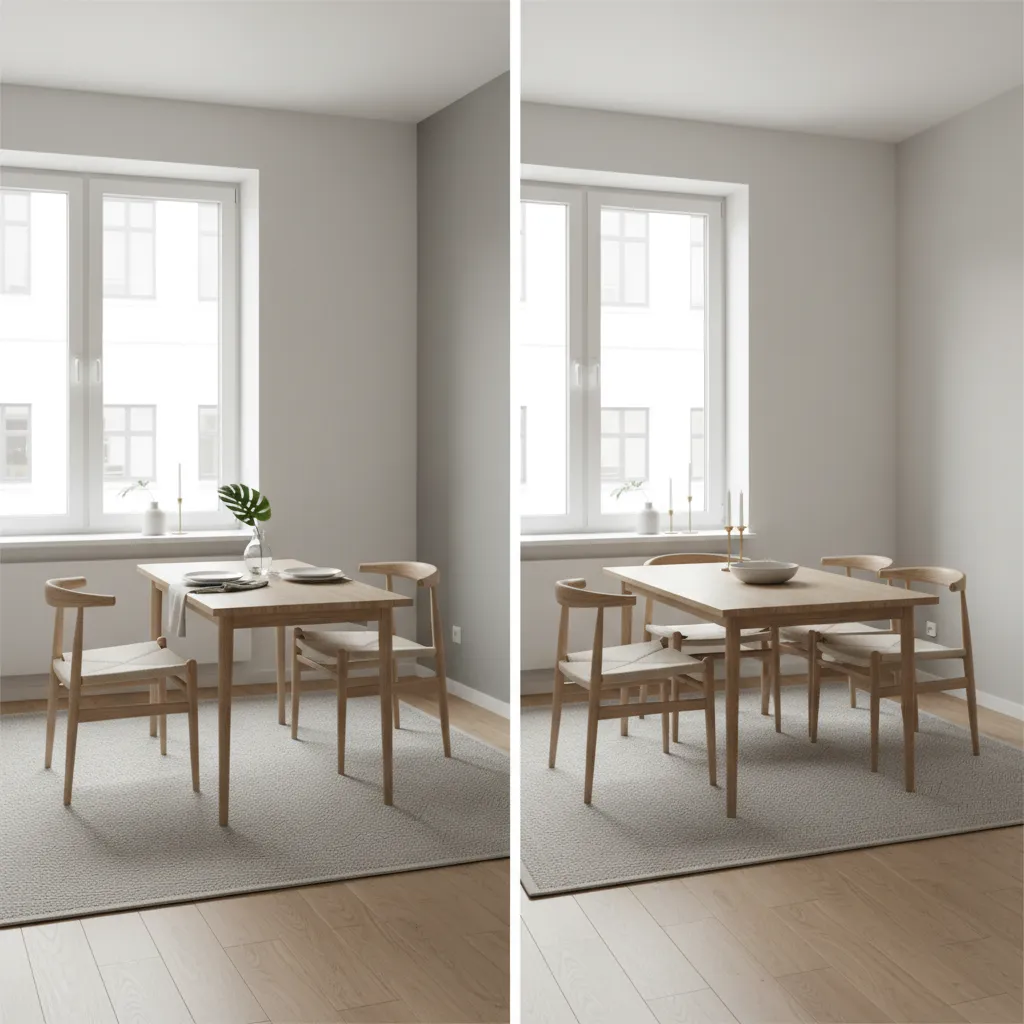 Narrow Dining Table vs Standard Dining Table for Small Spaces