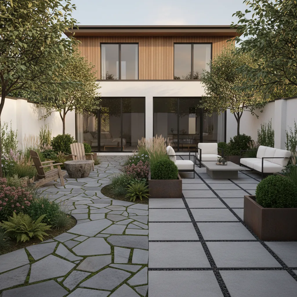 Natural Stone vs Concrete for Courtyard Paving