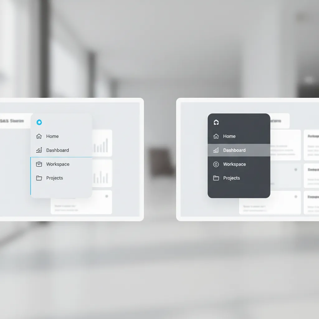 Comparison of dashboard home and workspace labels in UI navigation
