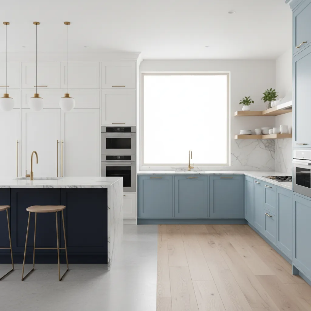 Navy vs Sky Blue Kitchen Accents Which Shade Works Best