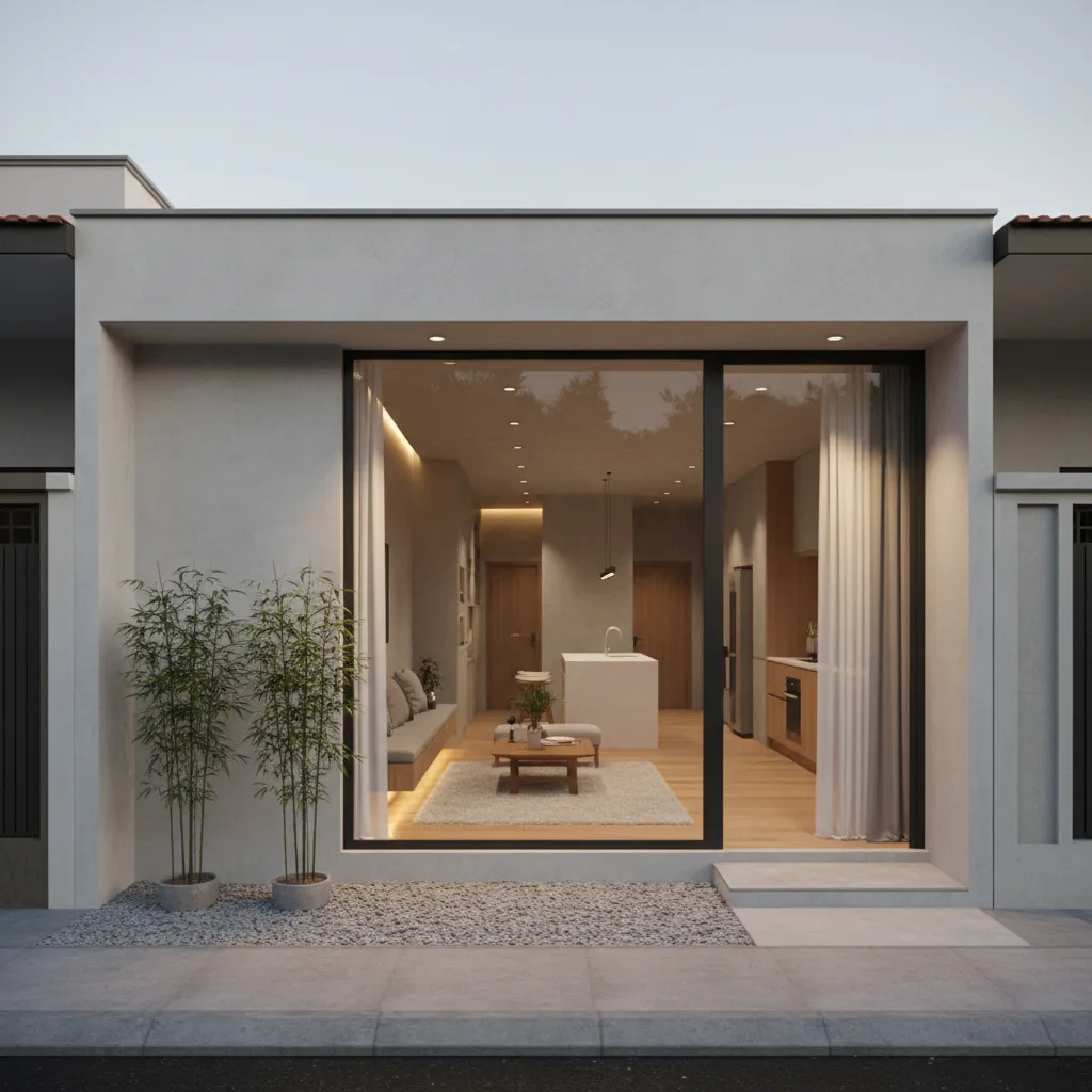 Bản vẽ thiết kế nhà cấp 4 4x20 đẹp và tối ưu diện tích