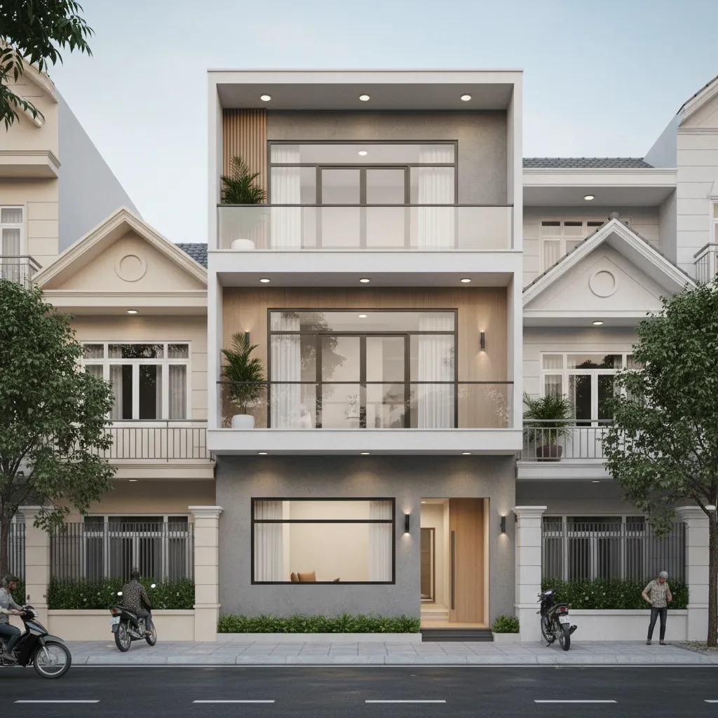 Bản Vẽ Thiết Kế Nhà Ống 2 Tầng 5x20m Đẹp Và Tối Ưu Công Năng