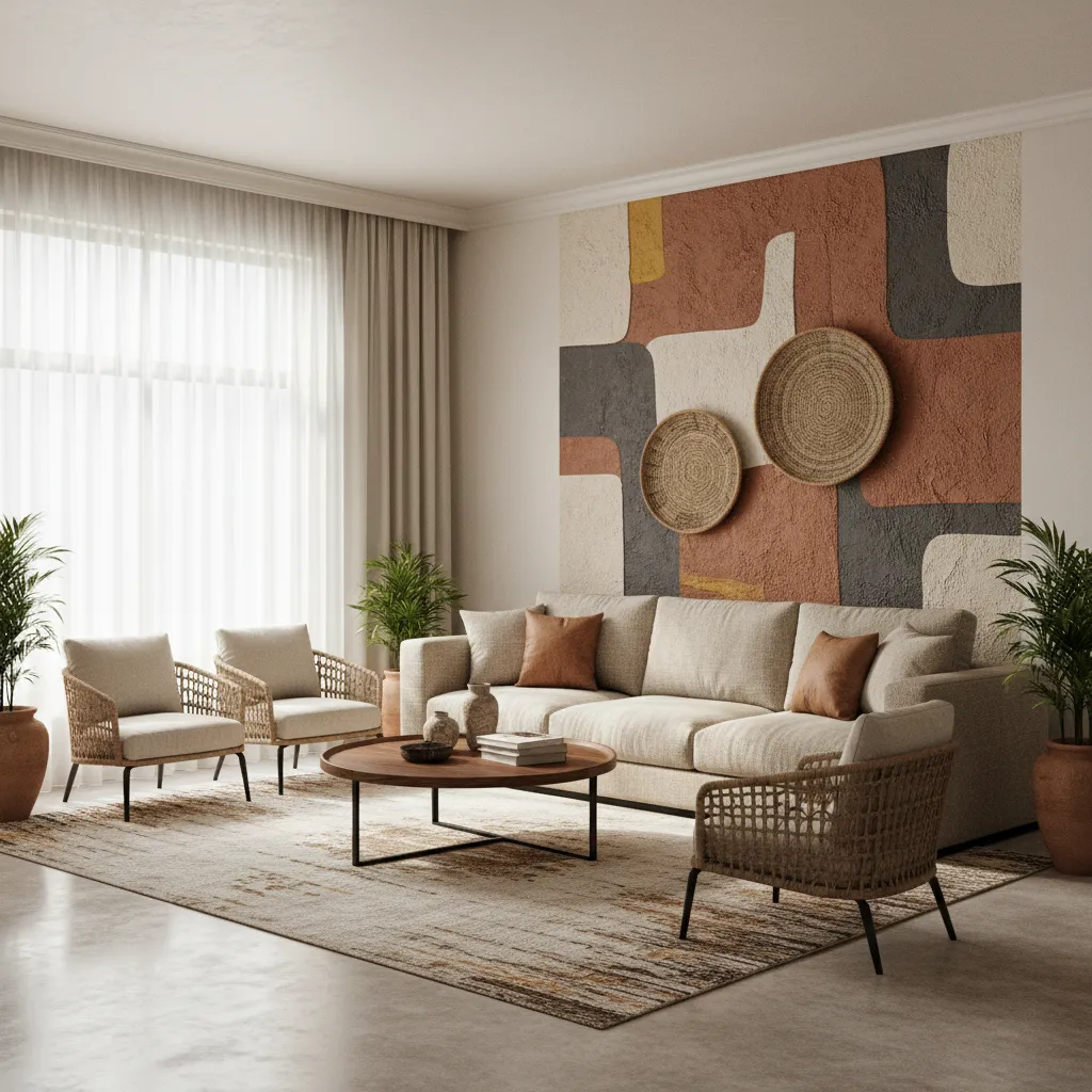 Wall Painting Designs for Living Room in Nigeria