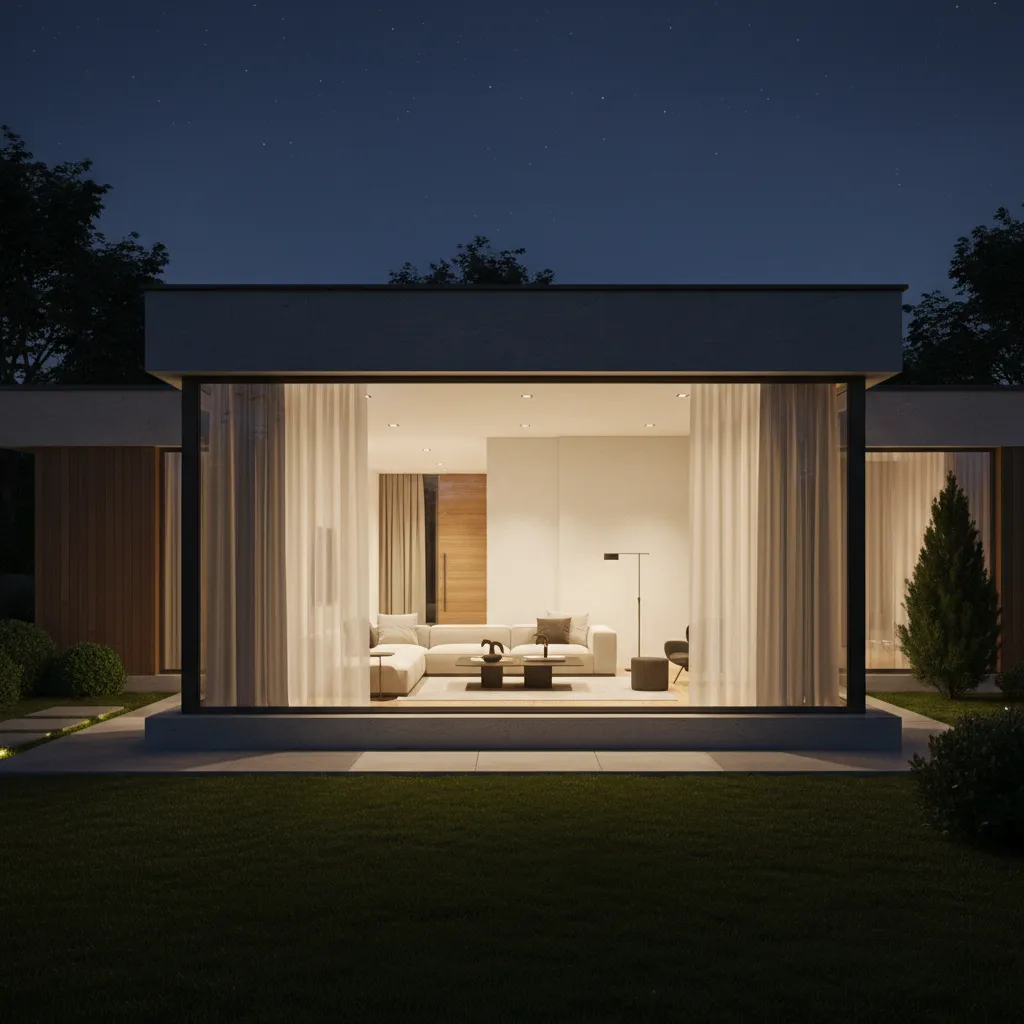 Privacy Risks When Indoor Lights Are Visible Through Curtains